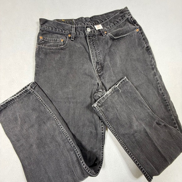Levi's Other - Levis 550 Relaxed Fit Jeans Mens 34x34 Faded Black Made in USA Vintage‎ Denim